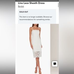 Beautiful white dress, perfect for rehearsal dinner